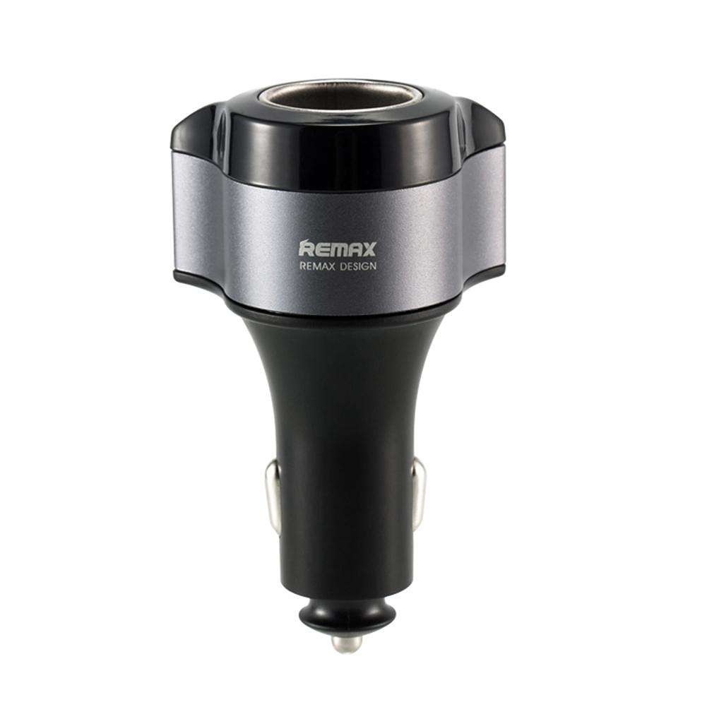 Tẩu sạc ô tô 2 cổng USB Remax RCC218 4.8A 1 tẩu