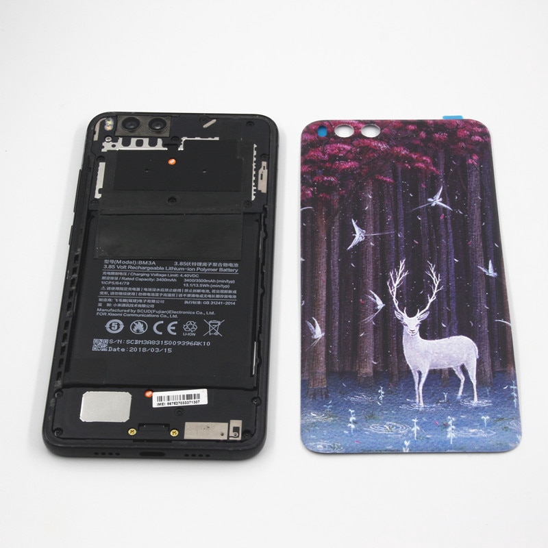 Nắp Pin Thay Thế Thời Trang 3M Cho Xiaomi Mi Note 3 Mi Note3