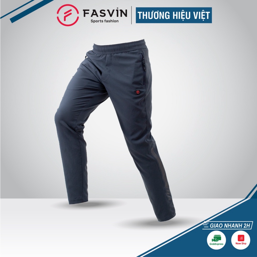 (Hàng Tốt) Quần Gió Nam Thể Thao FASVIN Vải Gió Đẹp Hàng Nhà Máy Chất Lượng Cao Dùng Khi Thể Thao Hay Mặc Nhà DC20423.H