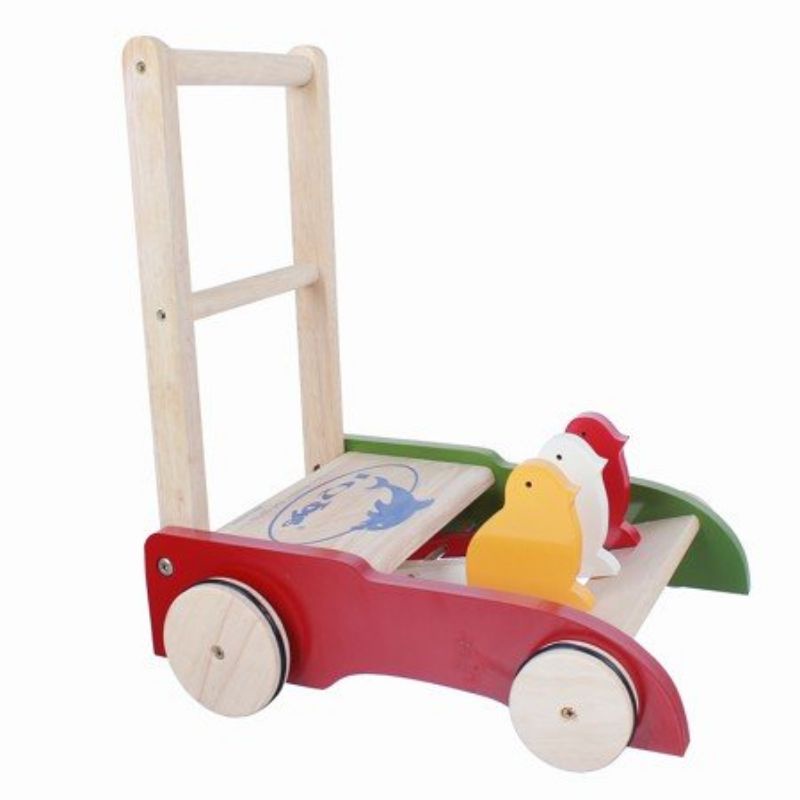 Xe tập đi gỗ cao cấp IQ Toys (chính hãng IQ Toys việt nam)