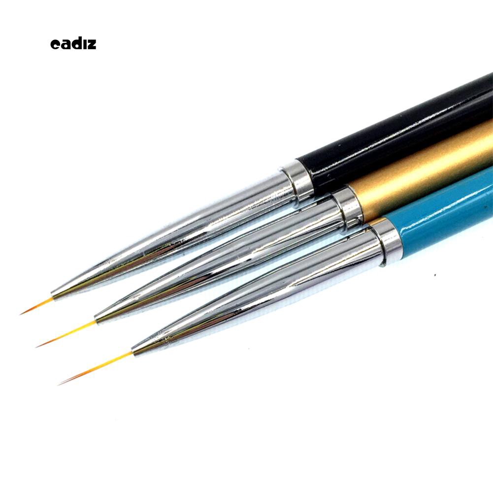 [Hàng mới về] Set 3 cọ vẽ trang trí móng tay chuyên dụng