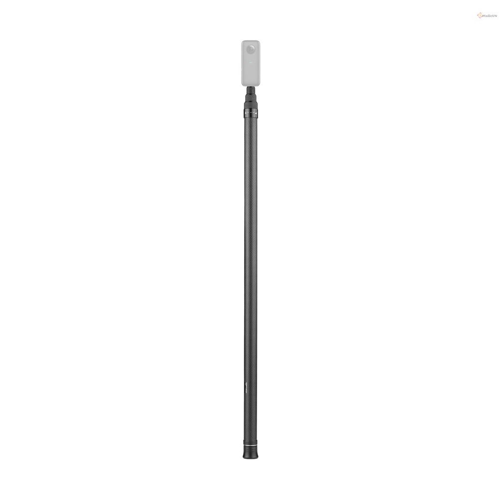 Gậy selfie bằng sợi carbon 1.5m/4.9ft có thể điều chỉnh với vít vặn 1/4inch cho Insta 360 One X/One X2/One R Panoramic