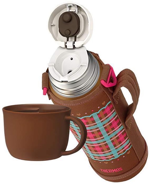Phích nước giữ nhiệt Thermos cao cấp 1 lít chuẩn Nhật FHO-1000 màu nâu