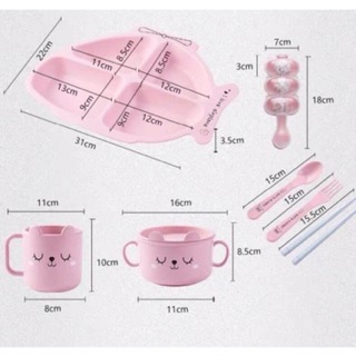 Bát ăn dặm, bát canh, súp lúa mạch có nắp cho bé