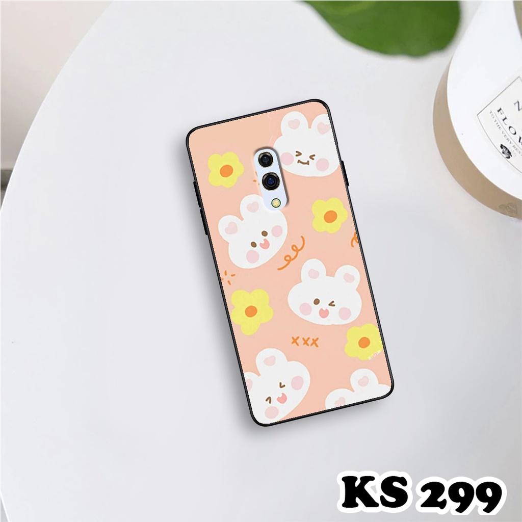 Ốp lưng Oppo K3 - Ốp Oppo in hình Gấu&amp;Thỏ siêu xinh - Lưng nhám viền TPU