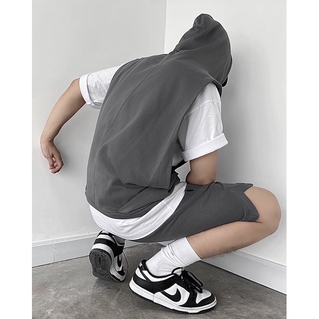Áo hoodie không tay, hoodie sát nách