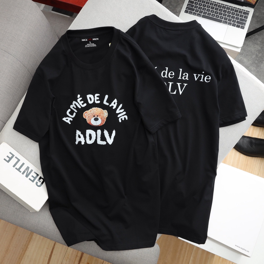 Áo Thun Nam Form Rộng Unisex Cotton Premium In Graphic Gấu Donut Phông Oversize NICEMENAL5