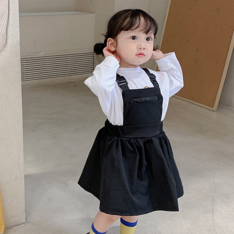 Đầm Hai Dây Thời Trang Công Sở Cho Bé Gái