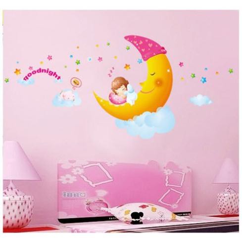 Decal dán tường Chúc bé ngủ ngon - Goodnight