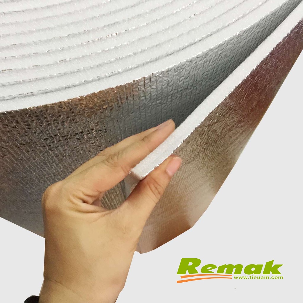 Cuộn xốp Cách nhiệt PE Foam dày 10mm Tấm chống nóng cửa kính, téc nước, Che nắng oto..