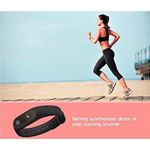 Vòng đeo tay Mi Band 2 kết nối Bluetooth theo dõi nhịp tim