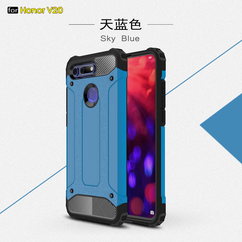 Ốp lưng TPU kiểu giáp bảo vệ cho Huawei Honor V10/V20/Magic 2