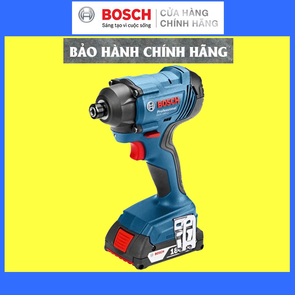 [Chính Hãng] Máy Khoan Bắn Vít Dùng Pin Bosch GDR 180-LI, Mạnh Mẽ, Tuổi Thọ Cao