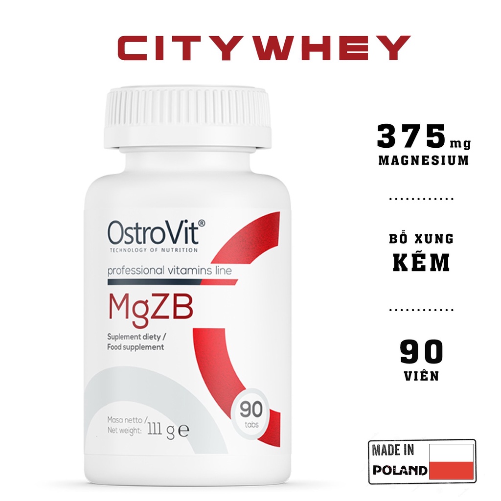 VITMAIN-KHOÁNG CHẤT OSTROVIT MGZB 90 VIÊN , HỖ TRỢ TĂNG TEST NỘI SINH , GIẢM STRESS ,TĂNG CƯỜNG SINH LÝ - HÀNG BA LAN