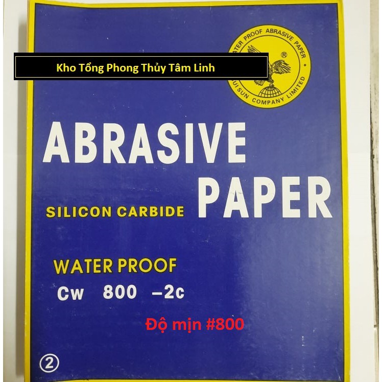 Giấy nhám nước đánh bóng ngọc bích cao cấp chính hãng| Kho tổng Phong Thuỷ Tâm Linh