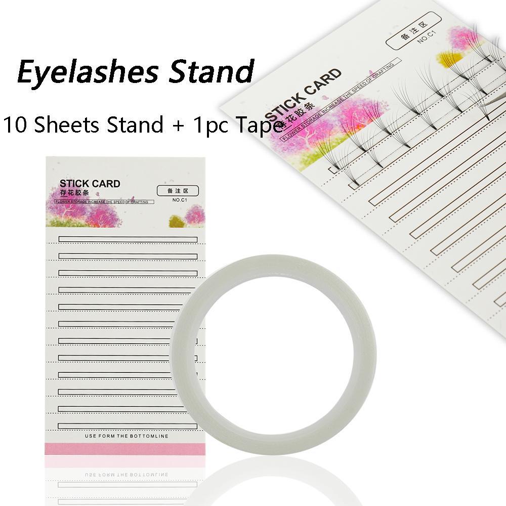 Bộ 10 Miếng Dán Lông Mi Giả Tự Dính Chuyên Dụng Cho Trang Điểm