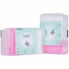 Bông tẩy trang 3 màu dạng hộp nhật bản