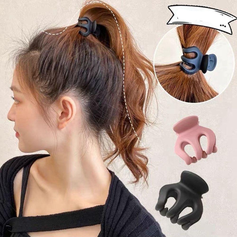 Kẹp Tóc Nhỏ Màu Đen Trơn Thanh Lịch Cho Nữ
