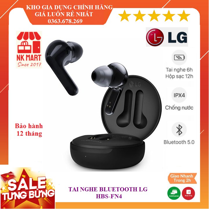 Tai nghe Bluetooth không dây LG HBS-FN4 chính hãng (màu đen)