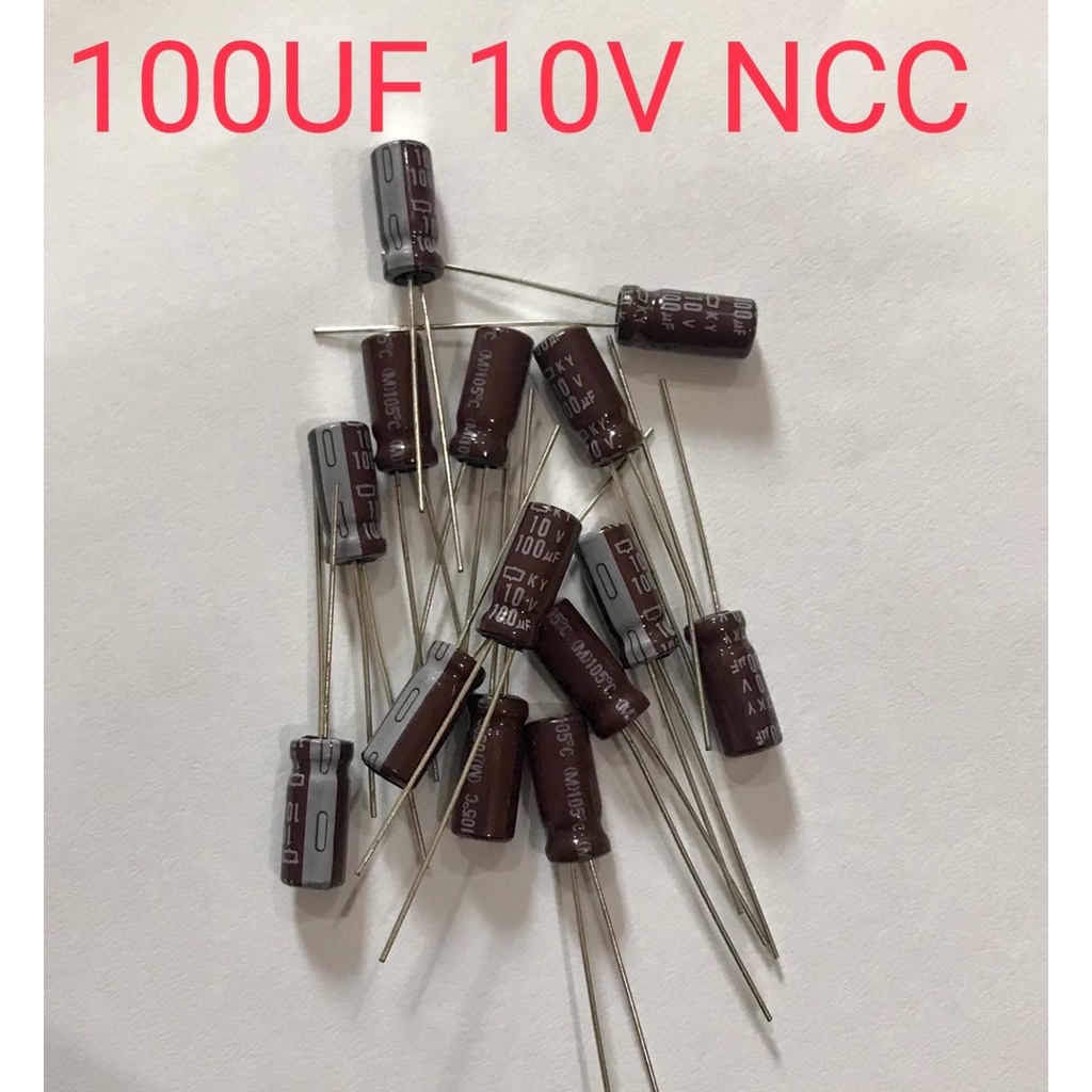 100UF 10V NCC 10 Cái / 1 Bộ