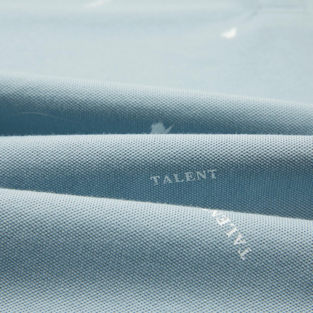 HLA - Áo Thun Polo Nam Phối Chữ English Letters Printed POLO Shirt