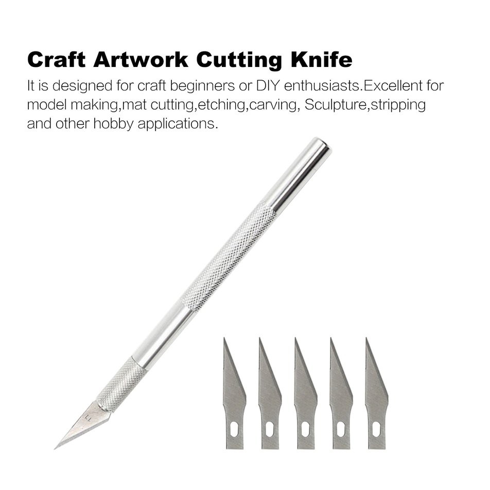 Craft Artwork Cutting Knife DIY Carving Knife Stencil Scoring Hobby Chisel