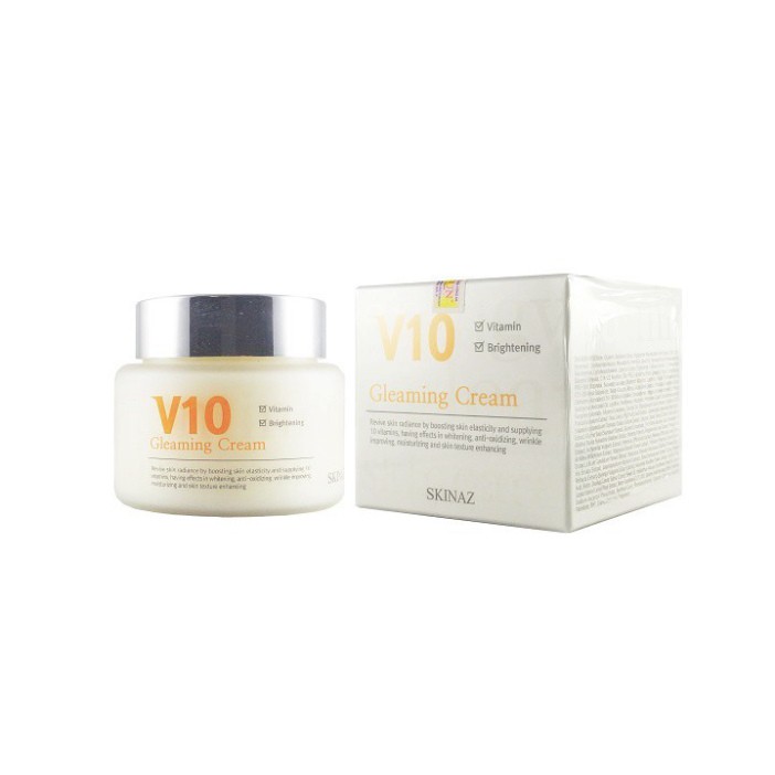 Kem V10 Skinaz Hàn Quốc Chính Hãng 100ml - V10 Gleaming Cream Skinaz .