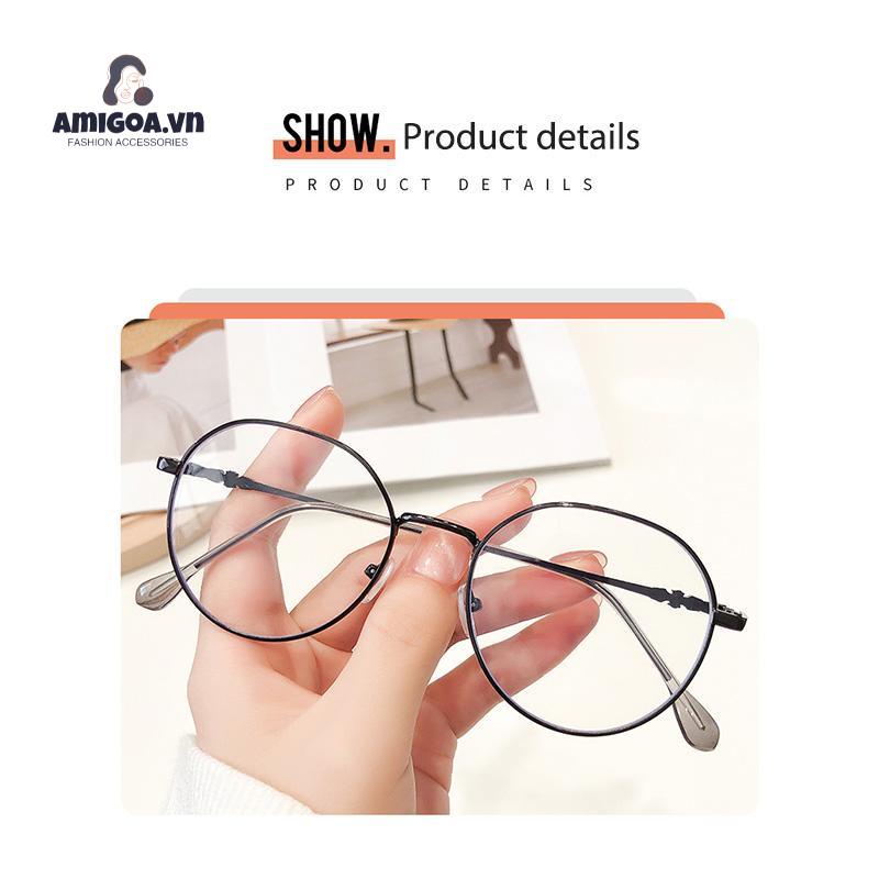 ✨✨Mắt Kính Gọng Tròn Bằng Kim Loại Chống Bức Xạ Cho Nam & Nữ