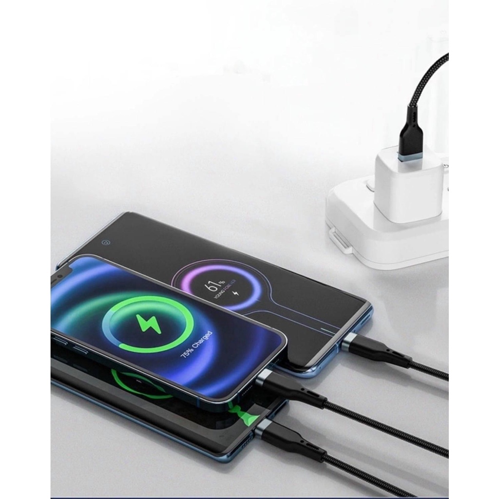 Cáp Dữ Liệu WiWu Platinum Cable PT03 Tương Thích Với Tất Cả Các Thiết Bị Có Giao Diện Micro USB - Hàng Chính Hãng