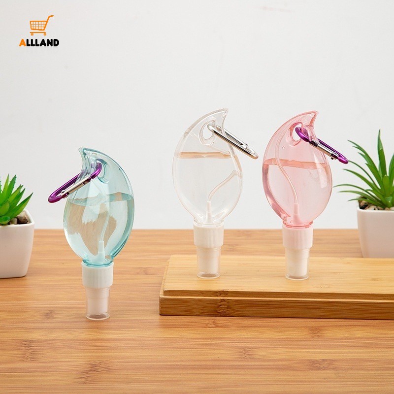 Chai đựng mỹ phẩm rỗng hình trái tim có móc treo tiện lợi màu ngẫu nhiên 50ml