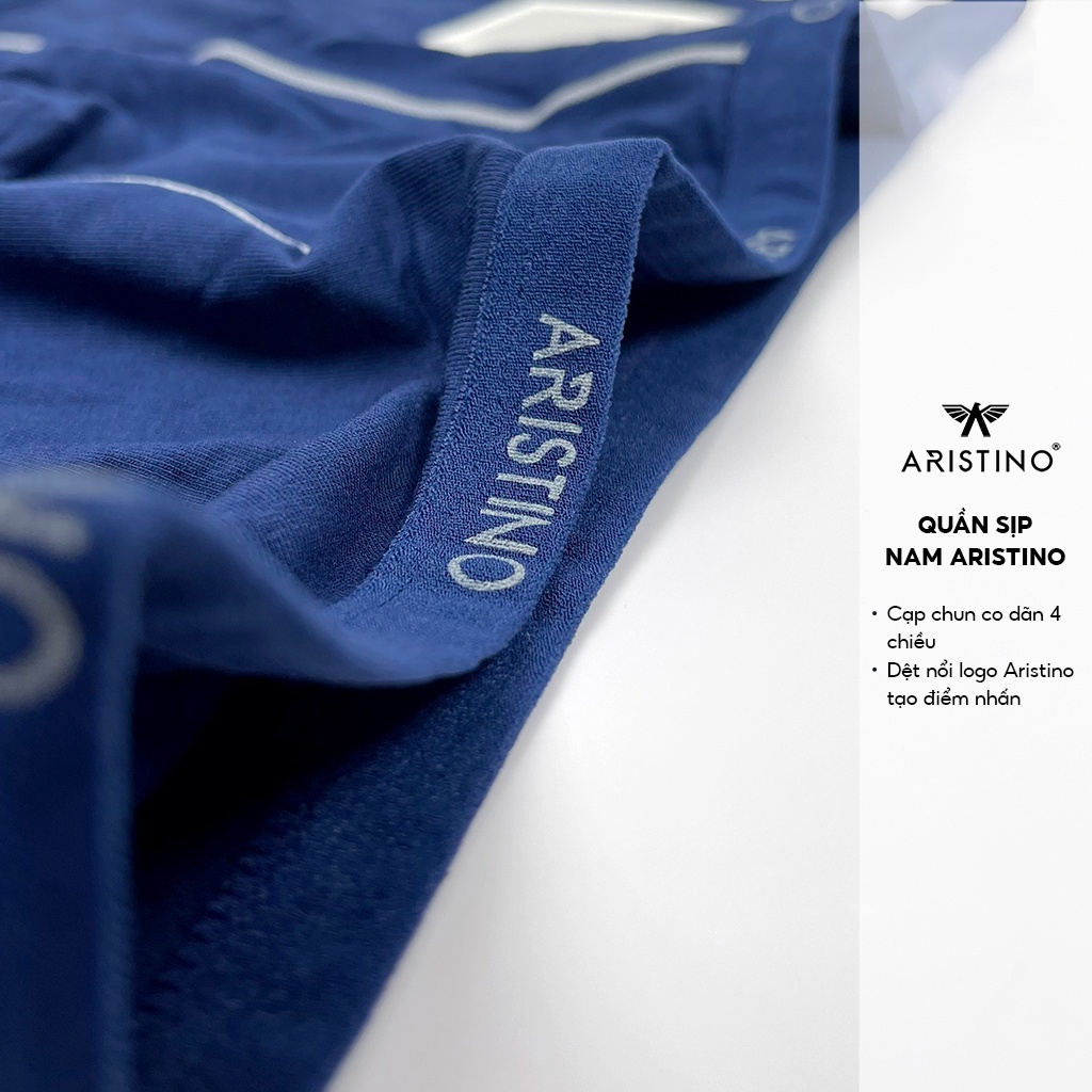 Quần sịp nam boxer cao cấp, quần lót đùi nam Aristino chất liệu Bamboo thấm hút vượt trội  | ABX1608