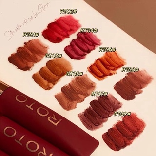 Son kem lì ROTO có dưỡng màu sắc tự nhiên chống thấm nước xinh xắn và phong cách Toothpaste appearance