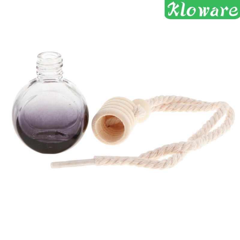 Chai Tinh Dầu Thơm Hình Tròn 10ml Dùng Trang Trí Xe Hơi