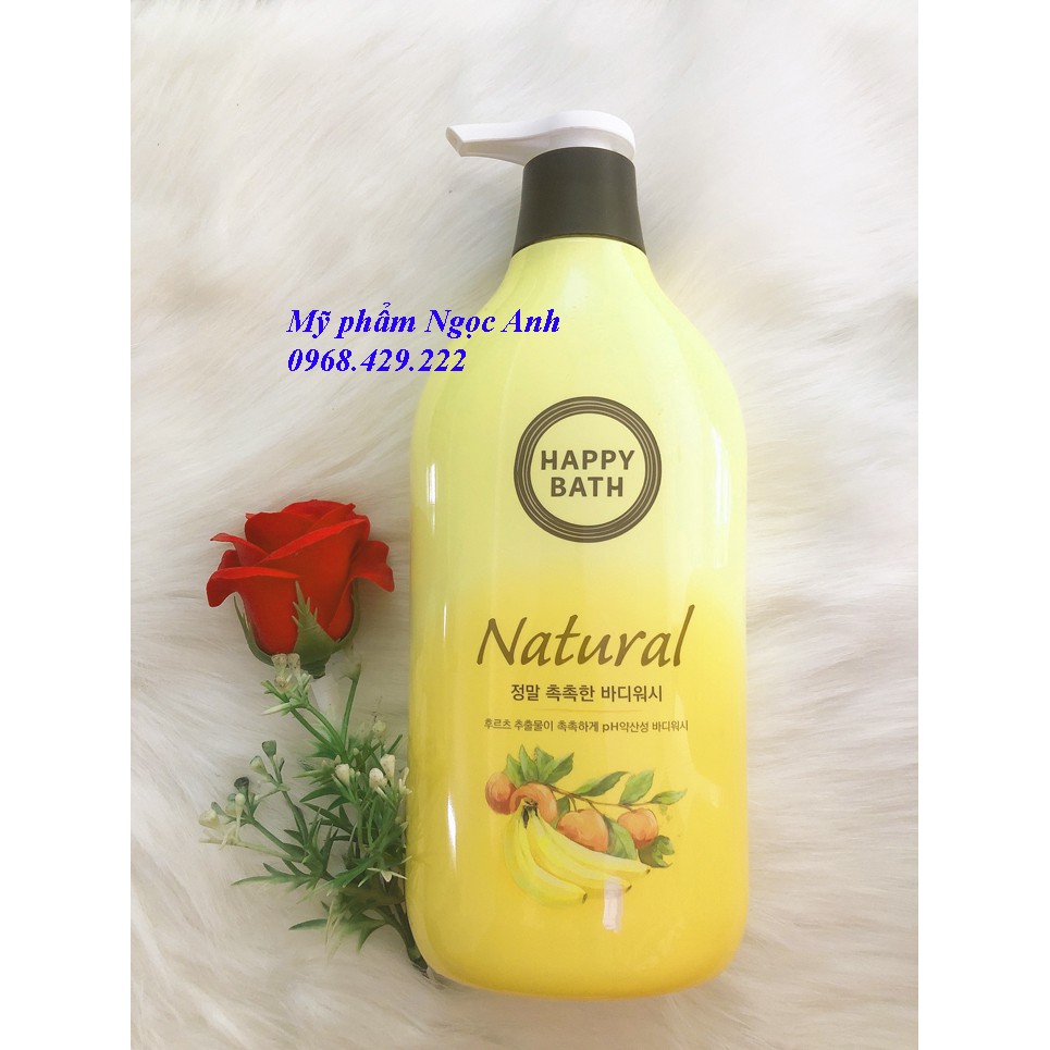 Sữa Tắm Hàn Quốc Happy Bath Natural 900g | BigBuy360 - bigbuy360.vn