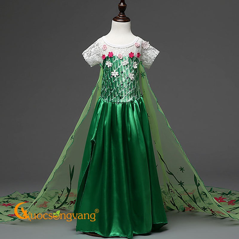 Váy đầm bé gái váy đầm công chúa anna đính đá GLV066 Cuocsongvang