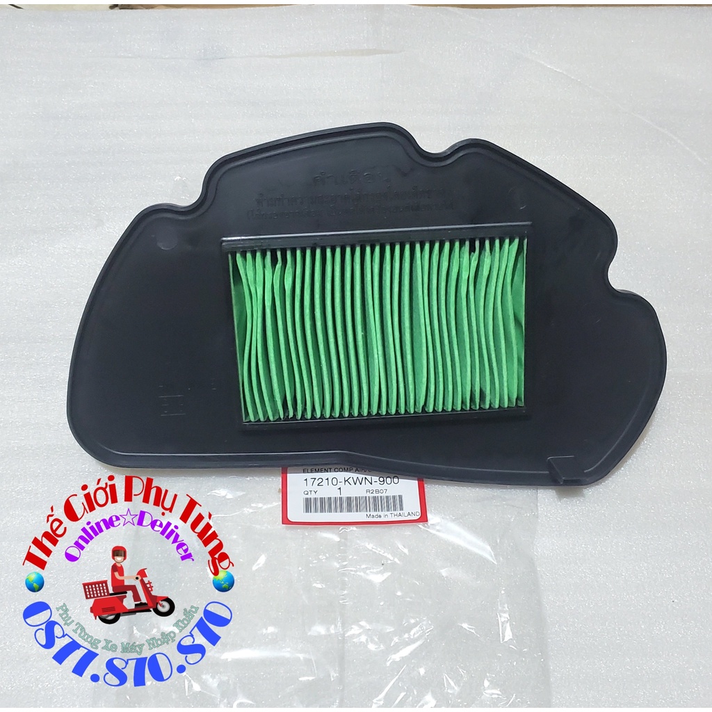 Lọc gió PCX Thái 2010-2013 zin Honda Thái Lan - 17210-KWN-900
