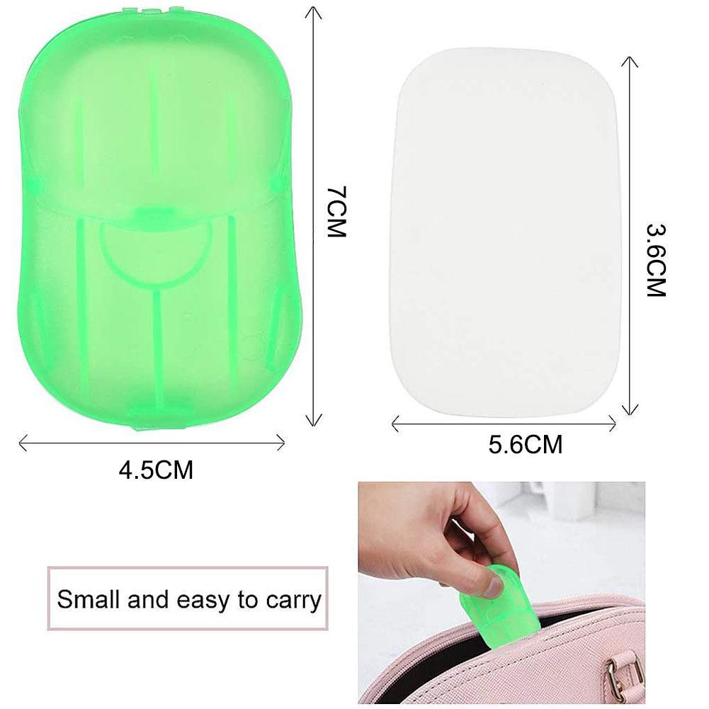 (Hàng Mới Về) Set 20 Hộp Xà Phòng Giấy Dùng Một Lần Tiện Dụng C3N6 | BigBuy360 - bigbuy360.vn