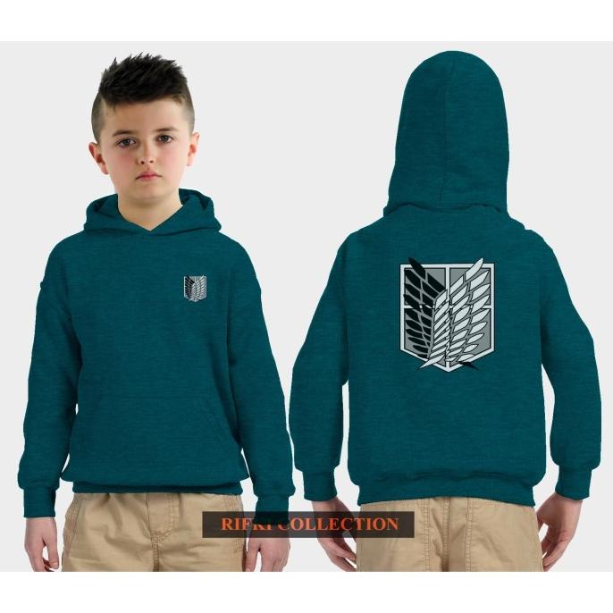 Áo Khoác Hoodie Họa Tiết Attack On Titan Levi Cá Tính Cho Bé