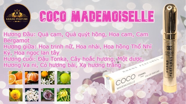 Nước Hoa Nử CoCo by KALabo 12ml [Khang Perfume,cam kết Lưu hương 8-12h] | BigBuy360 - bigbuy360.vn