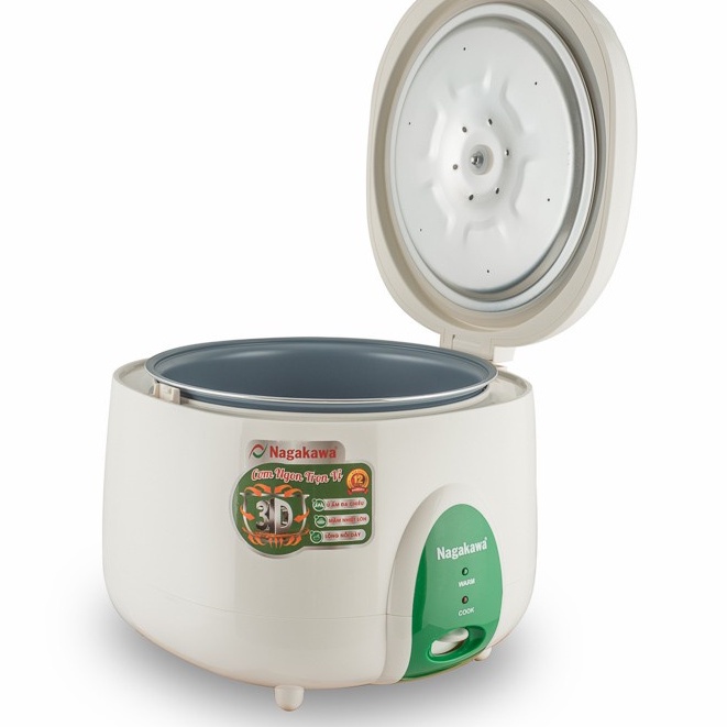 [Bảo hành 12 tháng] Nồi cơm điện NAGAKAWA 1.8L NAG0118 Công suất 700W