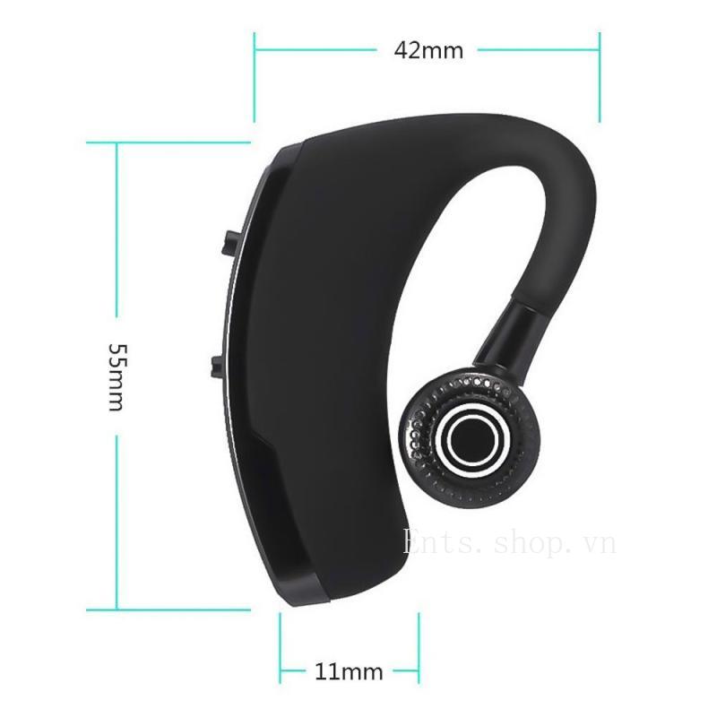 【COD】KEBETEME V9 Bluetooth Không Dây Tai Nghe Xe Hơi Tai Nghe Bluetooth Doanh Nghiệp Đơn Tai Nghe Có Mic Rảnh Tay Cho Android