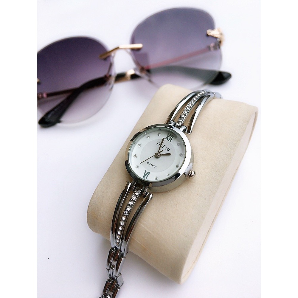 [Mã FAMAYFA2 giảm 10K đơn 50K] [Có Ảnh video Thật] Đồng hồ Nữ lắc tay đính đá JW Mặt kính đa giác [Hàng loại 1] | BigBuy360 - bigbuy360.vn