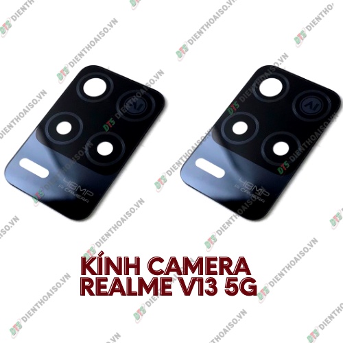 Mặt kính camera realme v13 5g có sẵn keo dán