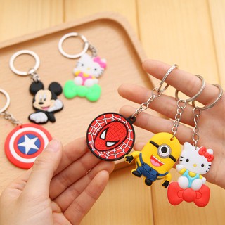 Móc khóa silicon nhiều hình cute (MKS01)