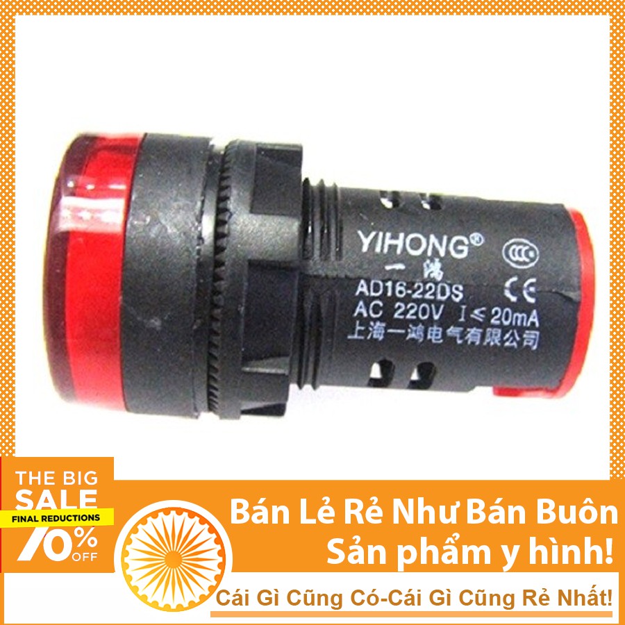Đèn Báo Tủ Điện 220V Phi 22
