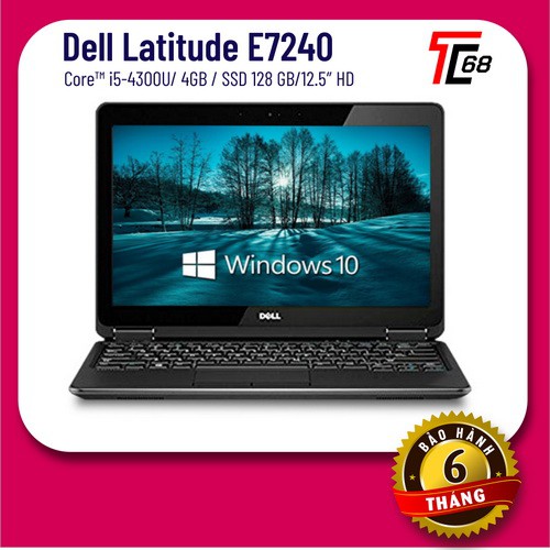 Máy tính xách tay Dell Latitude E7240 I5-4300U/4G/128G SSD/12.5" [LỖI ĐỔI MỚI TRONG 15 NGÀY] | BigBuy360 - bigbuy360.vn