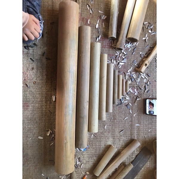 Ống sáo thô hòa âm, chuông d65,70,75 ....9 ,11,17 quả