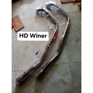 Cổ pô inoc gắn xe winer/winer x ,lắp tất cả các lon pô độ