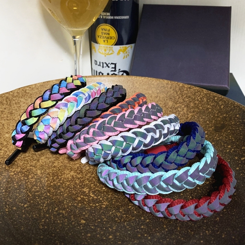 Vòng tay thời trang kiểu thắt dây paracord nhiều màu sắc phản quang cực cá tính | BigBuy360 - bigbuy360.vn