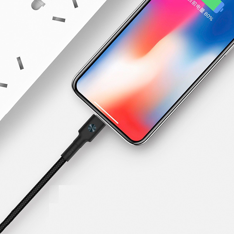 Cáp USB Type-C Lightning ZMI AL873 AL872  bọc vải Kevlar siêu bền Made for iPhone USB-C tiện lợi - Minh Tín Shop